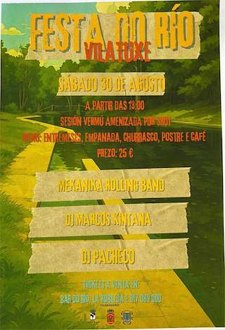 Fechas, información, programa, cartel, imágenes, mapa y ubicación de Festa do Río de Vilatuxe  en  Lalín