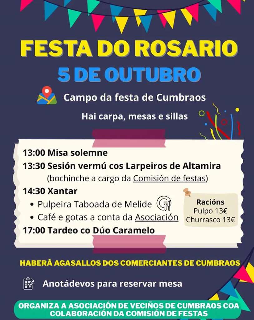 Festa do Rosario de Cumbraos en Mesía