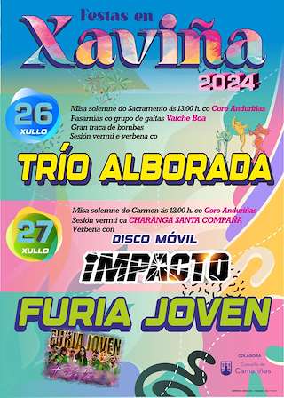 Fechas, información, programa, cartel, imágenes, mapa y ubicación de Festa do Sacramento de Xaviña  en  Camariñas