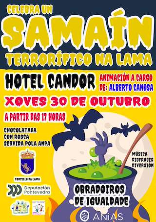 Fechas, información, programa, cartel, imágenes, mapa y ubicación de Festa do Samaín (2025)  en  A Lama