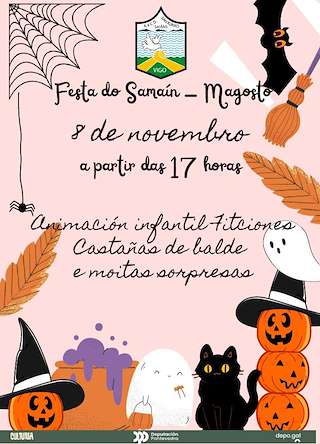 Fechas, información, programa, cartel, imágenes, mapa y ubicación de Festa do Samaín e Magosto de Saiáns (2025) en Vigo