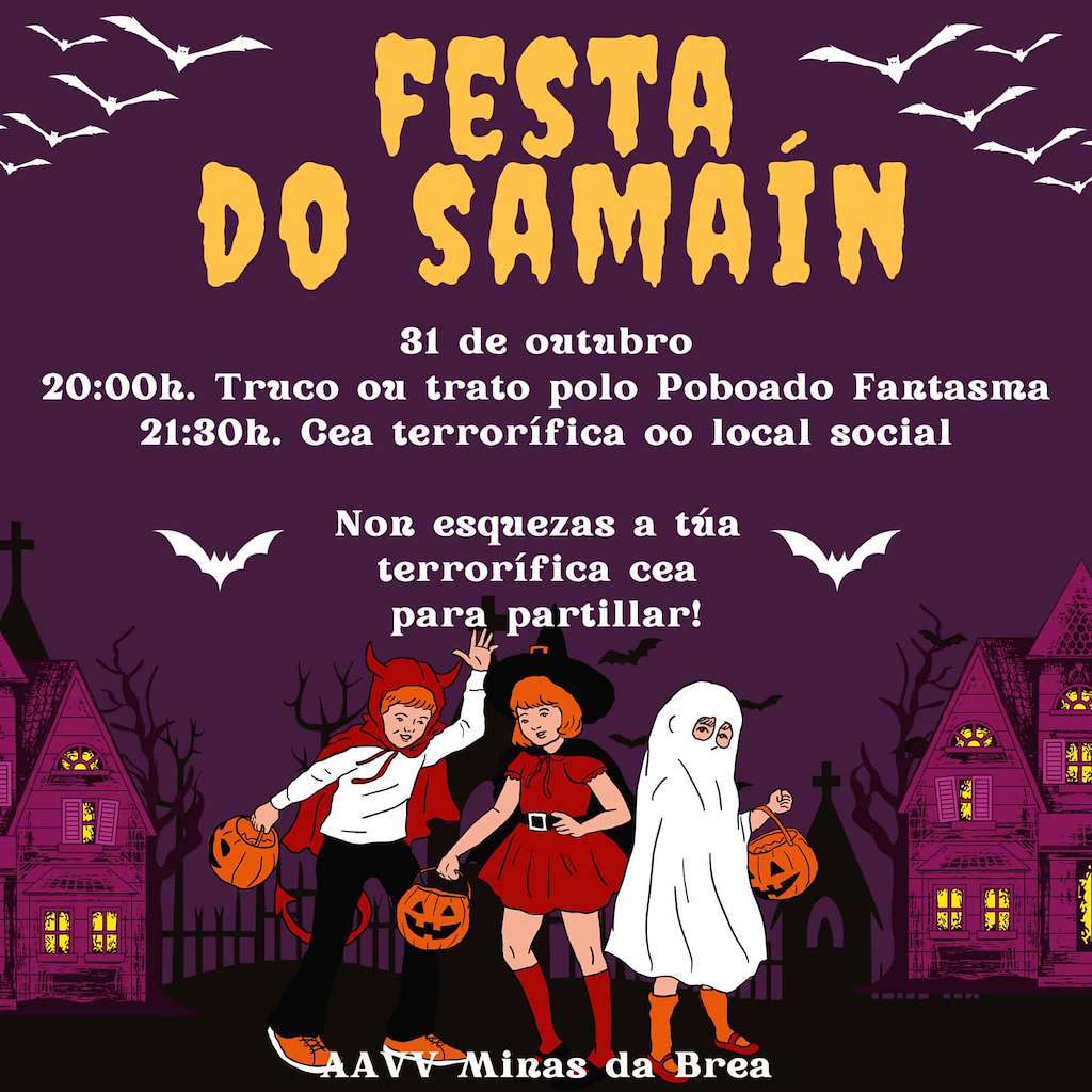 Festa do Samaín no Poboado Mineiro de Fontao en Vila de Cruces