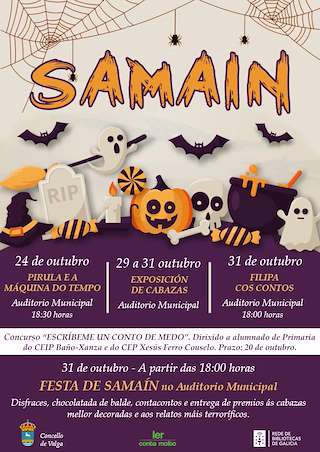 Fechas, información, programa, cartel, imágenes, mapa y ubicación de Festa do Samaín (2025)  en  Valga
