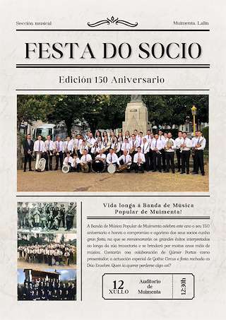 Fechas, información, programa, cartel, imágenes, mapa y ubicación de Festa do Socio de Muimenta  en  Lalín