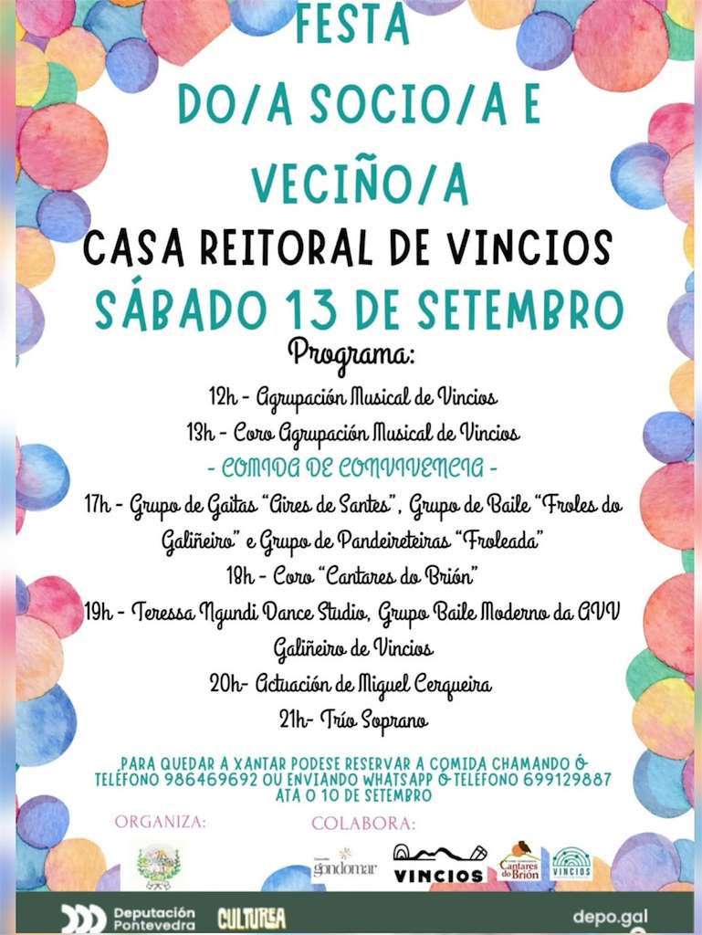 Festa do Socio e do Veciño de Vincios en Gondomar