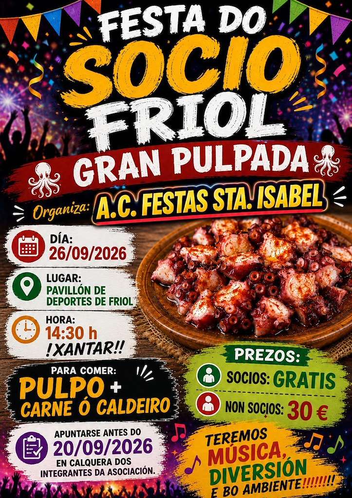 Festa do Socio (2026) en Friol