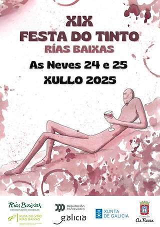Fechas, información, programa, cartel, imágenes, mapa y ubicación de XIX Festa do Tinto Rías Baixas  en  As Neves