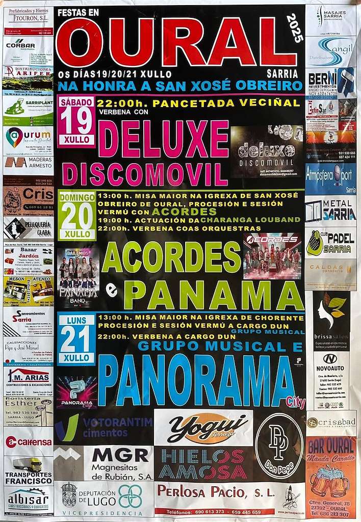 Festa do Traballo - San Xosé Obreiro de Oural (2025) en Sarria