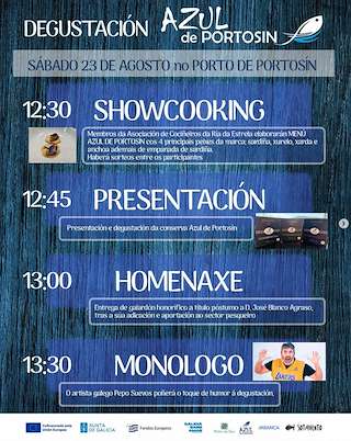 Fechas, información, programa, cartel, imágenes, mapa y ubicación de Festa do Verán Azul de Portosín