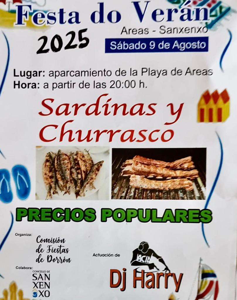 Festa do Verán de Areas (2025) en Sanxenxo