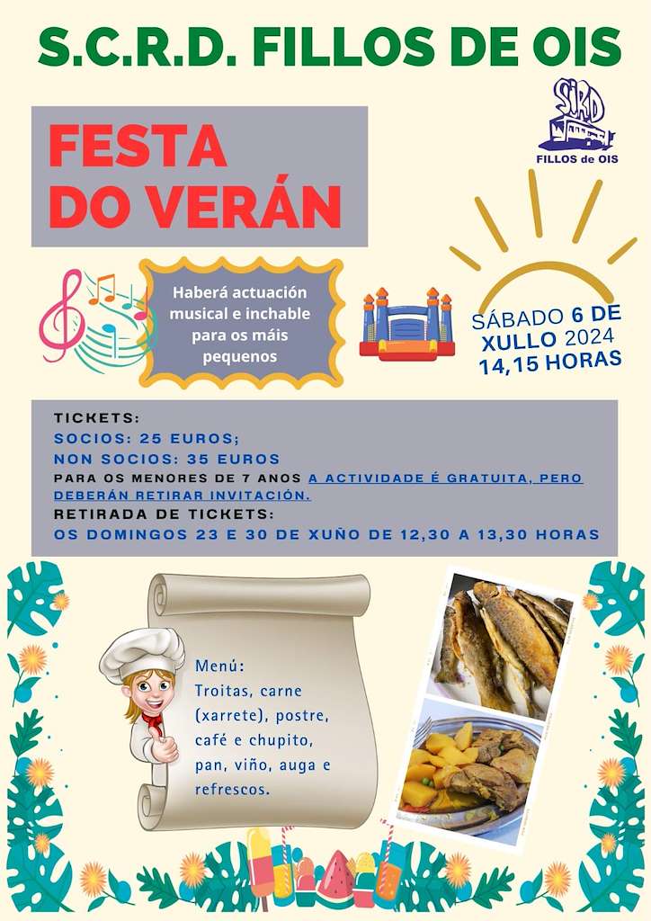 Festa do Verán de Fillos de Oís en Coirós