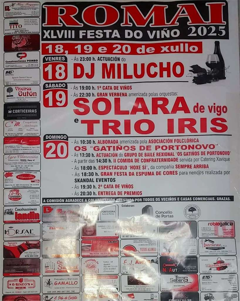 XLVIII Festa do Viño de Romai en Portas