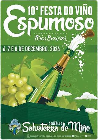 Fechas, información, programa, cartel, imágenes, mapa y ubicación de X Festa do Viño Espumoso  en  Salvaterra do Miño
