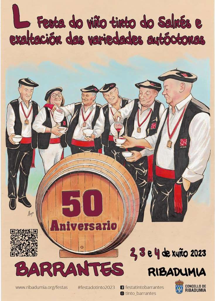XLIX Festa do Viño Tinto do Salnés de Barrantes (2022) en Ribadumia