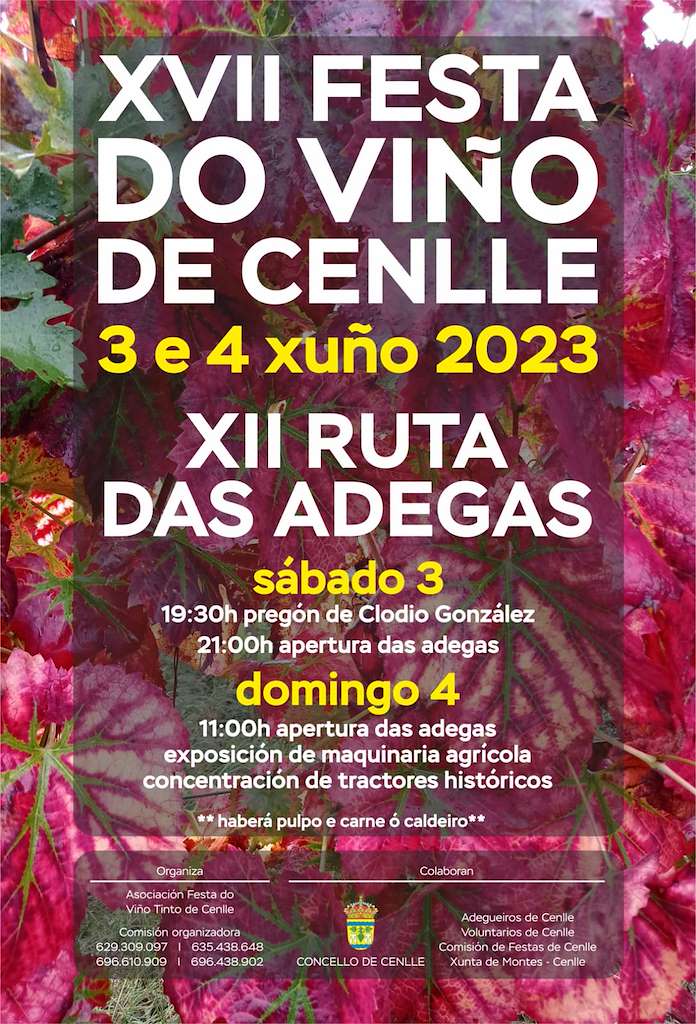 XVII Festa do Viño Tinto - XII Ruta das Adegas (2023) en Cenlle