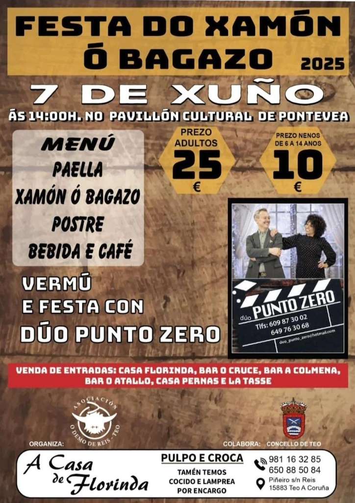 Festa do Xamón ó Bagazo (2025) en Teo