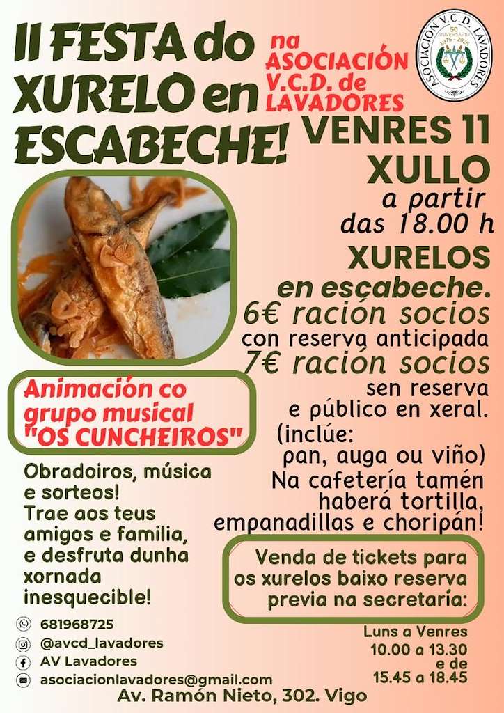 II Festa do Xurelo en Escabeche de Lavadores (2025) en Vigo