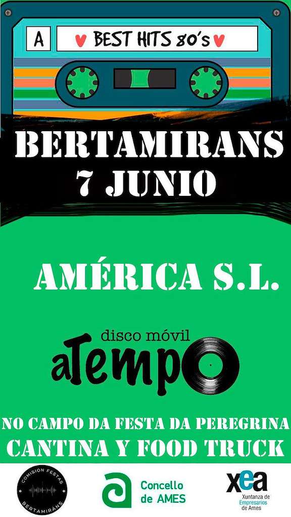Festa dos Anos 80 de Bertamiráns en Ames