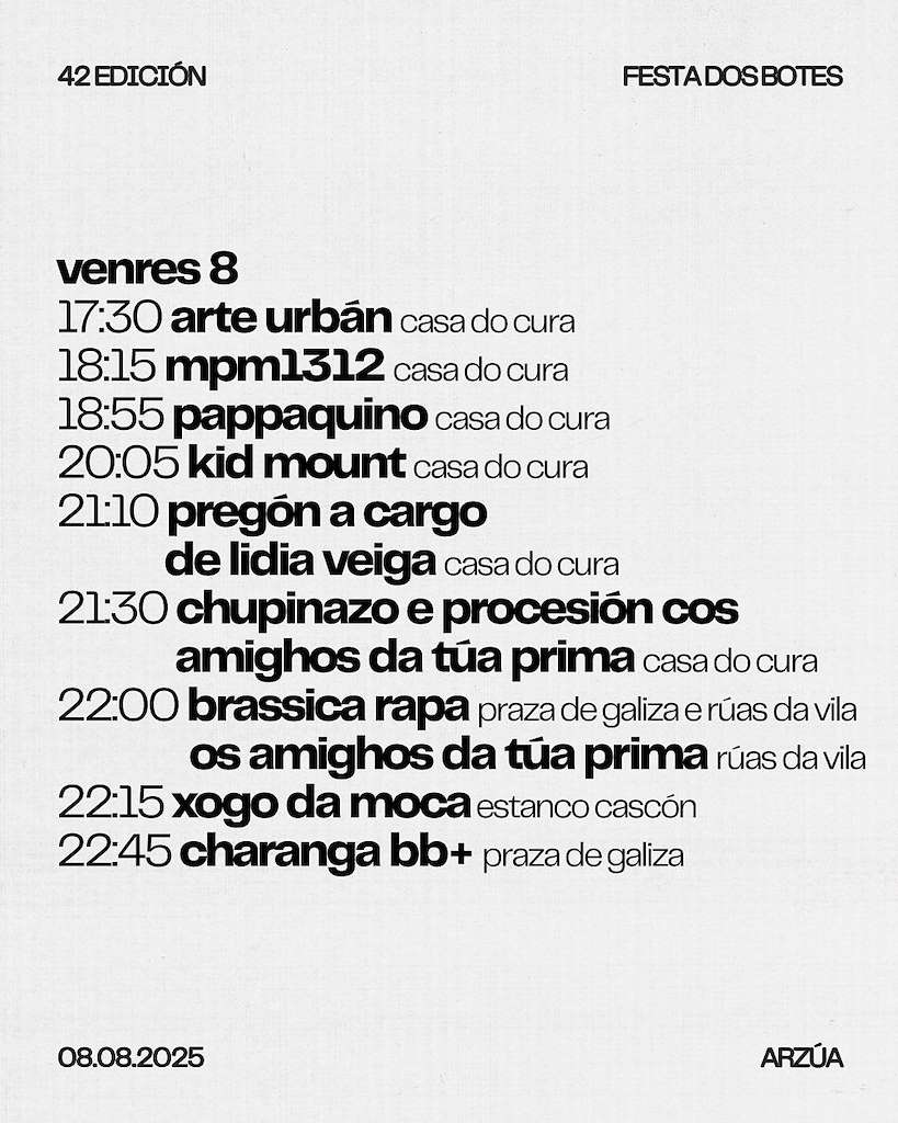 XLII Festa dos Botes en Arzúa