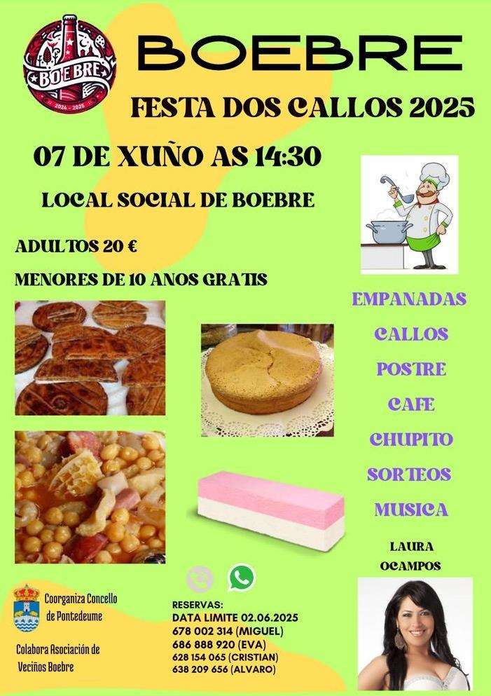Festa dos Callos de Boebre (2025) en Pontedeume