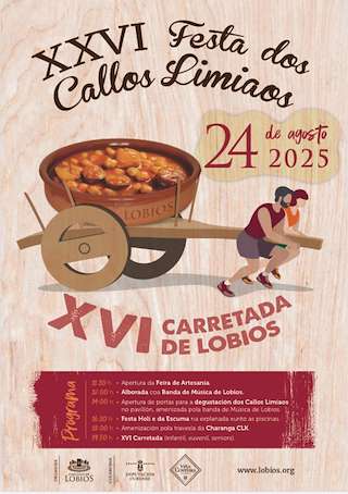 Fechas, información, programa, cartel, imágenes, mapa y ubicación de XXVI Festa dos Callos de Limiaos e XVI da Carretada  en  Lobios