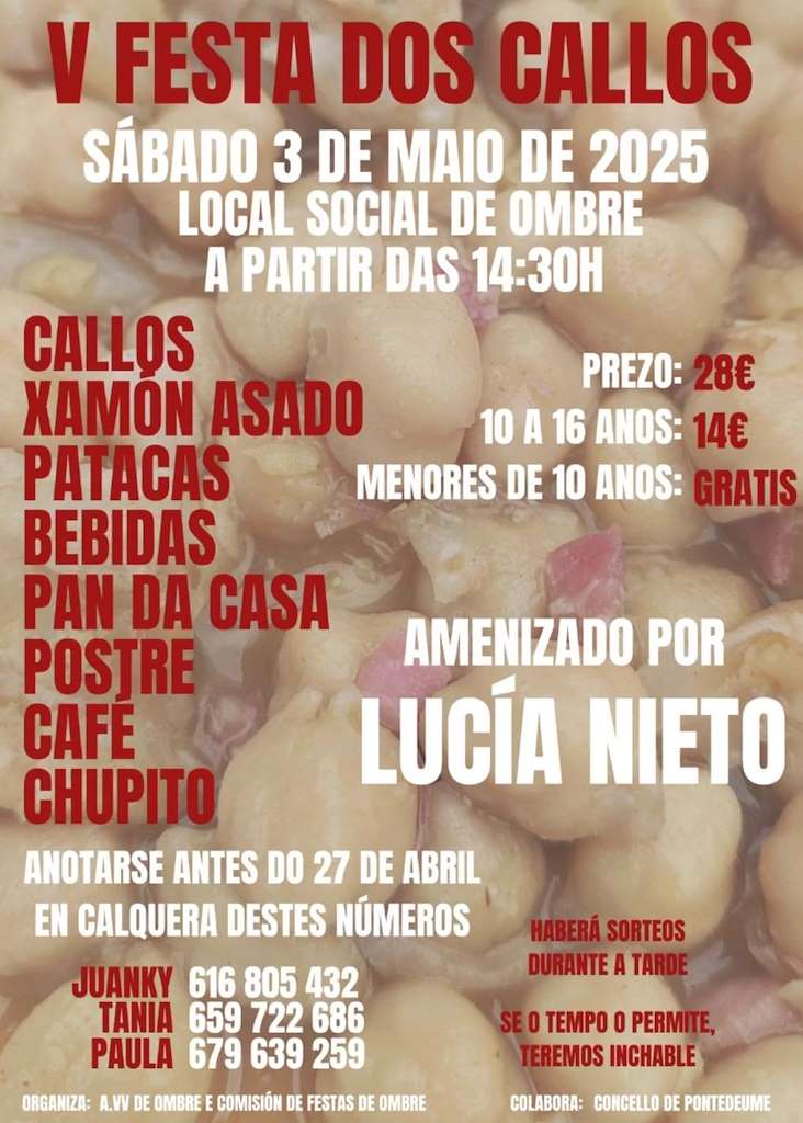 V Festa dos Callos de Ombre  en Pontedeume