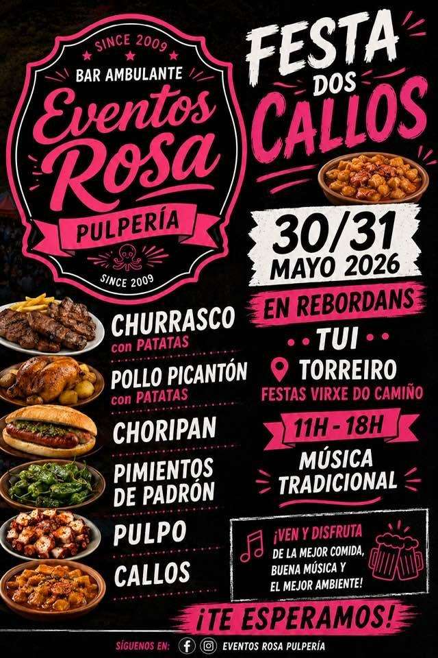 Festa dos Callos de Rebordáns (2026) en Tui