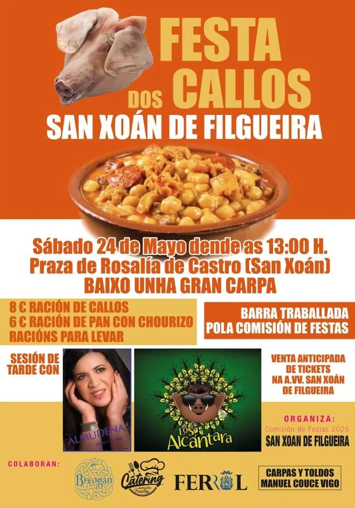 Festa dos Callos de San Xoan de Filgueira (2025) en Ferrol