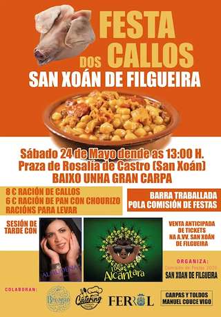 Fechas, información, programa, cartel, imágenes, mapa y ubicación de Festa dos Callos de San Xoan de Filgueira  en  Ferrol