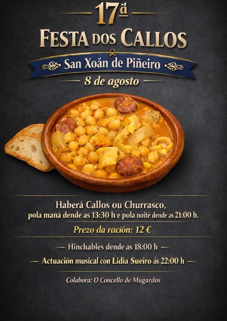 XVII Festa dos Callos de San Xoán de Piñeiro (2026) en Mugardos