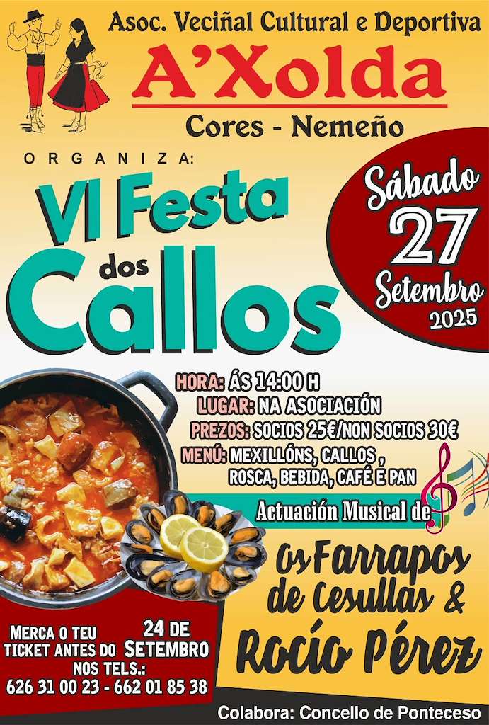 VI Festa dos callos de Xolda en Ponteceso