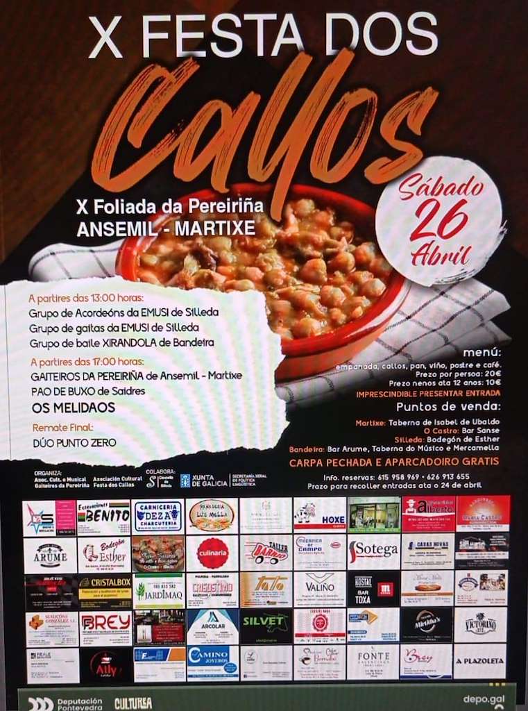 X Festa dos Callos - X Foliada da Pereiriña (2025) en Silleda