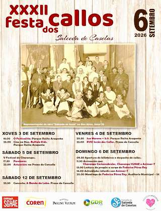 Fechas, información, programa, cartel, imágenes, mapa y ubicación de XXXII Festa dos Callos (2026) en Salceda de Caselas