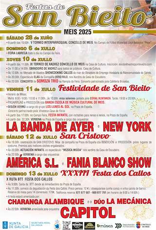 Fechas, información, programa, cartel, imágenes, mapa y ubicación de XXXIII Festa dos Callos - San Bieito  en  Meis
