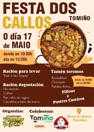 Fechas, información, programa, cartel, imágenes, mapa y ubicación de Festa dos Callos   en  Tomiño