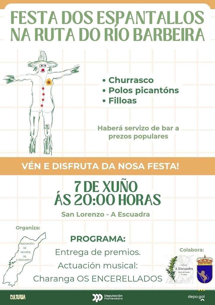 Festa dos Espantallos de A Escuadra (2025) en A Lama