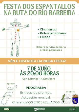 Fechas, información, programa, cartel, imágenes, mapa y ubicación de Festa dos Espantallos de A Escuadra  en  A Lama