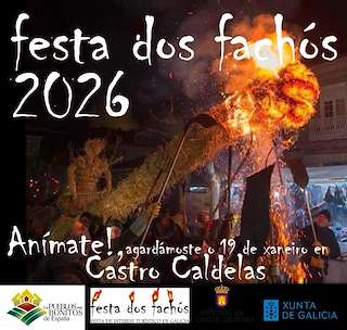 Fechas, información, programa, cartel, imágenes, mapa y ubicación de Festa dos Fachós - San Sebastián (2027)  en  O Castro de Caldelas