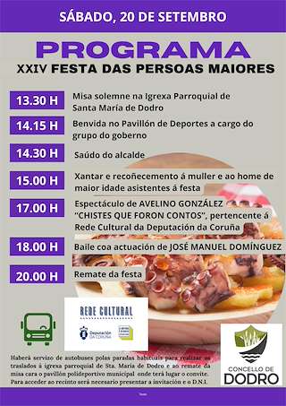 Fechas, información, programa, cartel, imágenes, mapa y ubicación de XXIV Festa dos Maiores  en  Dodro