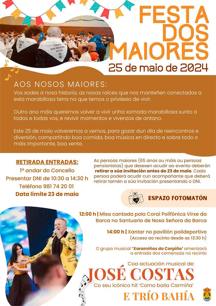 Festa dos Maiores en Muxía