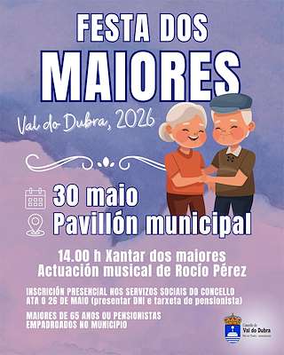 Fechas, información, programa, cartel, imágenes, mapa y ubicación de Festa dos Maiores  en  Val do Dubra