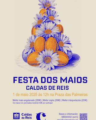 Fechas, información, programa, cartel, imágenes, mapa y ubicación de Festa dos Maios  (2026)  en  Caldas de Reis