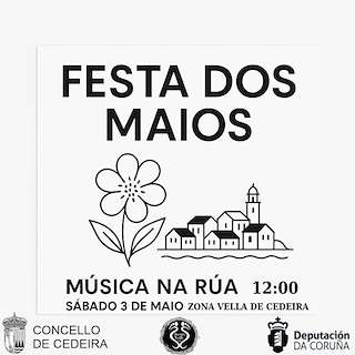 Fechas, información, programa, cartel, imágenes, mapa y ubicación de Festa dos Maios  en  Cedeira