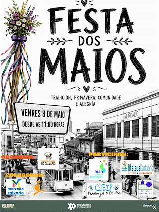 Fechas, información, programa, cartel, imágenes, mapa y ubicación de Festa dos Maios do Calvario (2026)  en  Vigo
