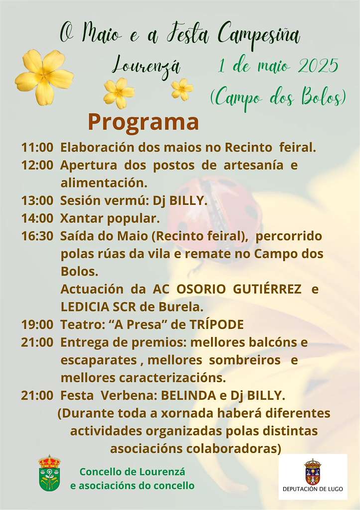 Festa dos Maios (2025) en Lourenzá