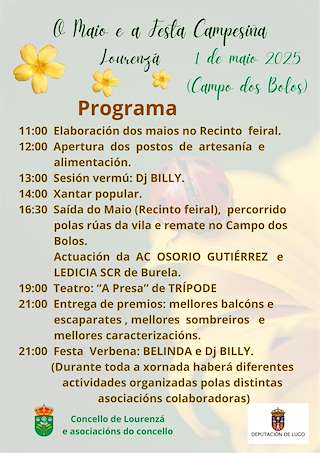 Fechas, información, programa, cartel, imágenes, mapa y ubicación de Festa dos Maios  en  Lourenzá