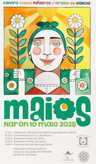 Fechas, información, programa, cartel, imágenes, mapa y ubicación de Festa dos Maios  en  Narón