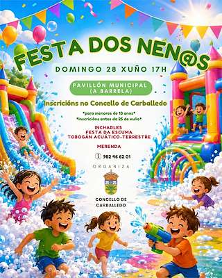 Fechas, información, programa, cartel, imágenes, mapa y ubicación de Festa dos Nenos (2026) en Carballedo