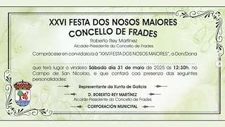 Fechas, información, programa, cartel, imágenes, mapa y ubicación de XXVI Festa dos Nosos Maiores  en  Frades