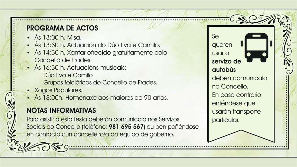 XXVI Festa dos Nosos Maiores en Frades